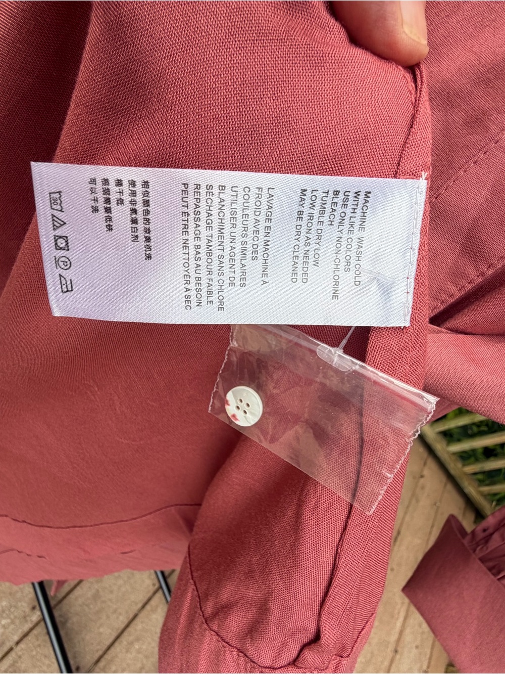 Free People Rose Pink Button Front Belted Maxi Shirt Dress XL  With Pockets. - Picture 7 of 8